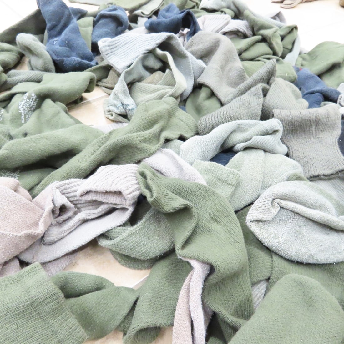 US Military Wool Socks, Thermal Drawers, Belts - 3