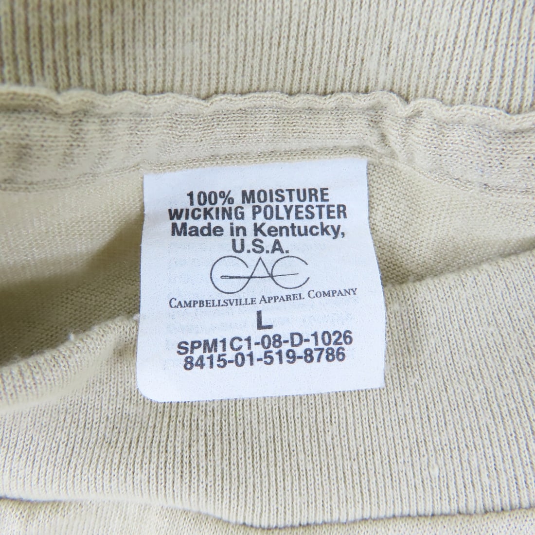 15+ US Military Desert Sand T-Shirts, SS Large - 6