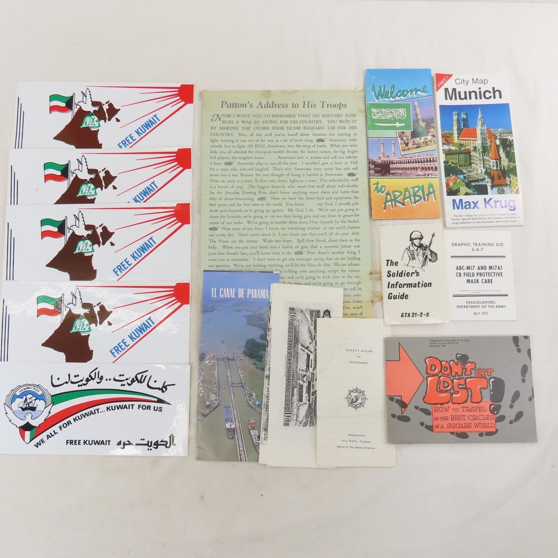 Collection of Military Ephemera, Maps, Pamphlets - 4