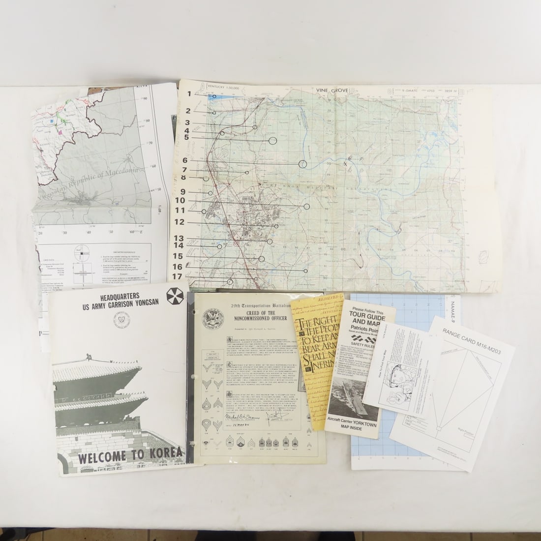 Collection of Military Ephemera, Maps, Pamphlets - 7