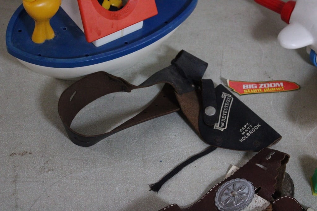 Tin Bi-Plane & Other Vintage Toys - 3