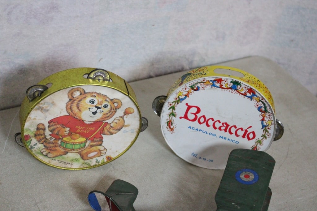 Tin Bi-Plane & Other Vintage Toys - 6
