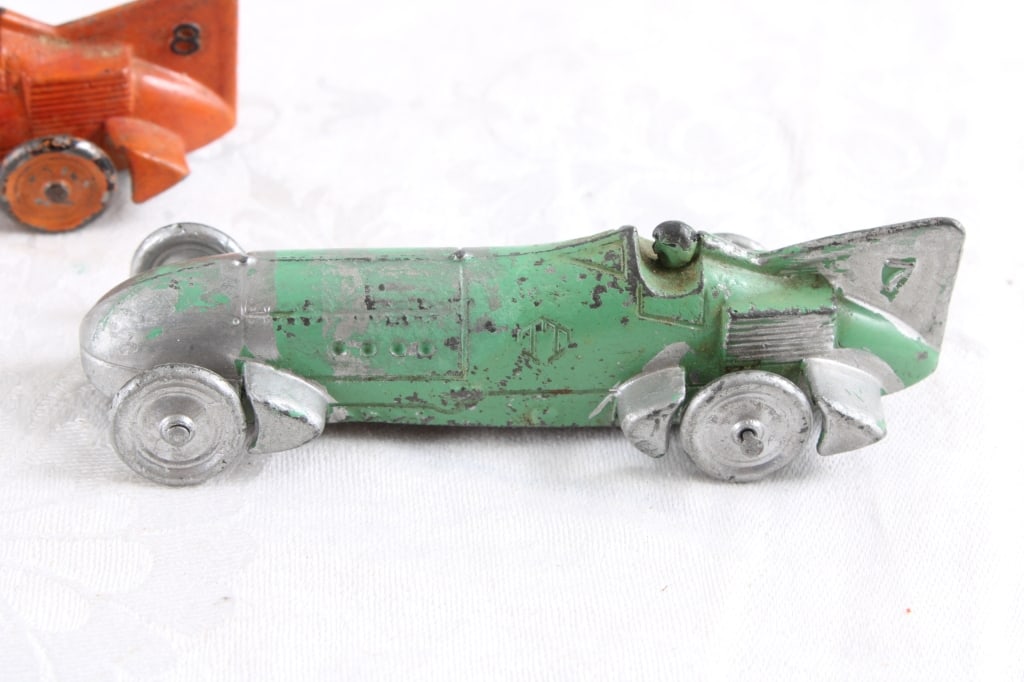 2 Tootsietoy Race Cars #7 & #8 - 2