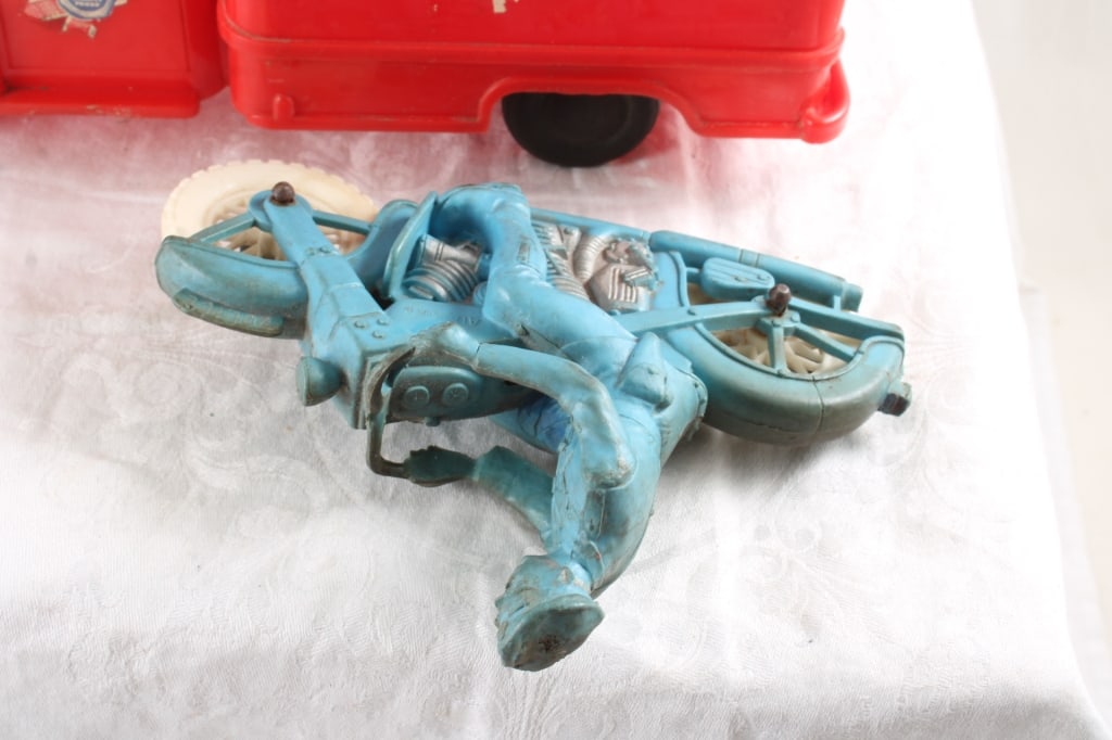 Auburn Rubber Motorcycle and Other Toy Cars - 15