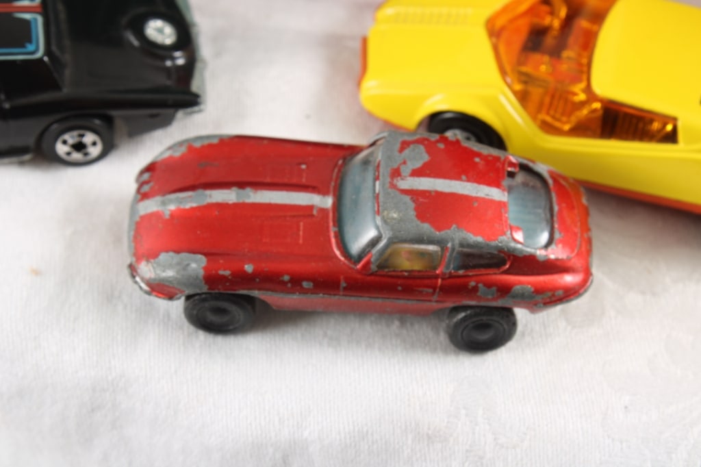 Auburn Rubber Motorcycle and Other Toy Cars - 2