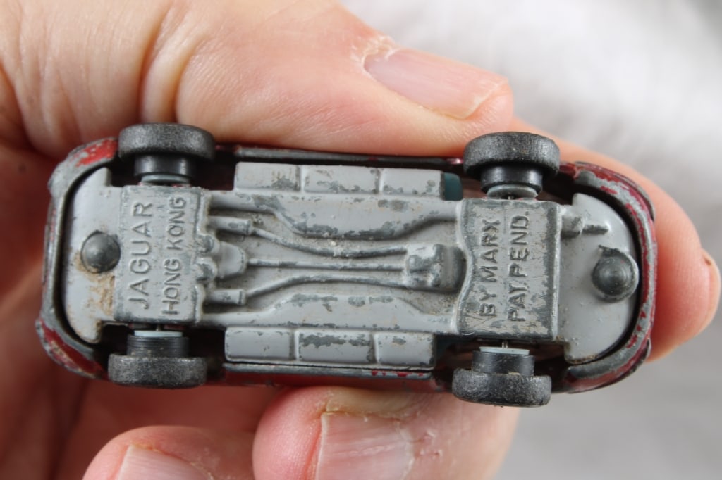 Auburn Rubber Motorcycle and Other Toy Cars - 3