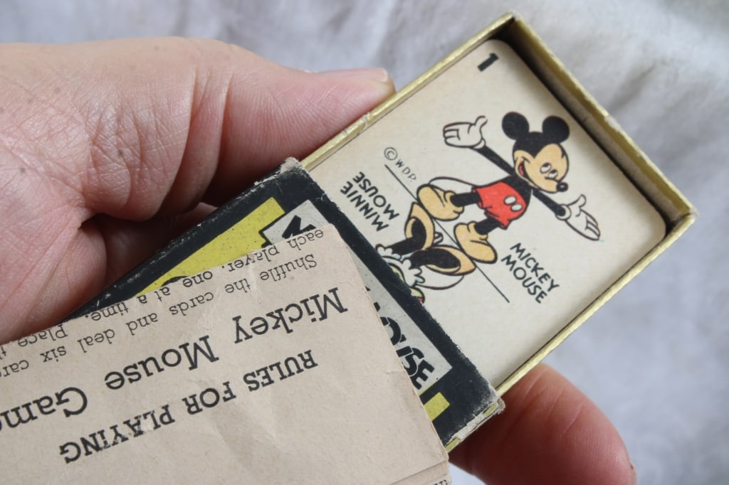 1940's Walt Disney Miniature Set of 6 Card Games - 8