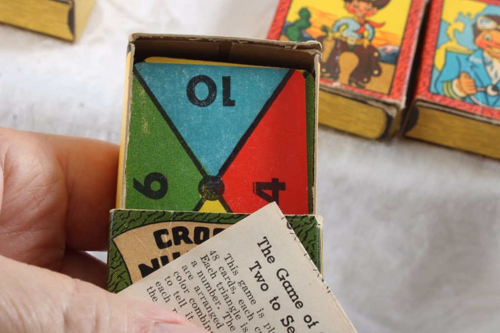 1930s Russell Library of Games Set of 6 Card Games - 7