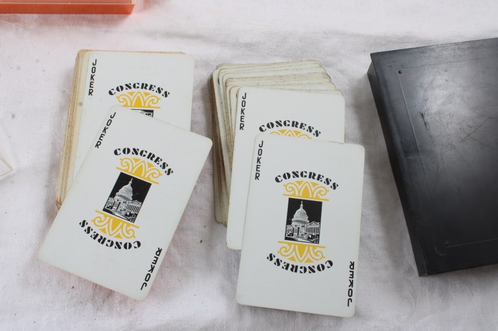 3 Double Decks Advertising Playing Cards - 12