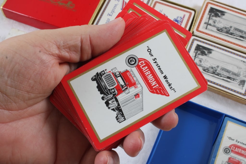3 Double Deck Advertising Playing Cards - 5