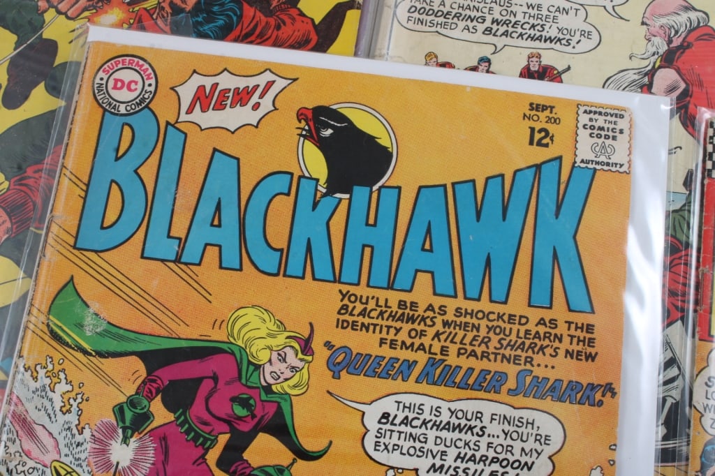8 Black Hawk Silver Age 12 Cent Comic Books - 2