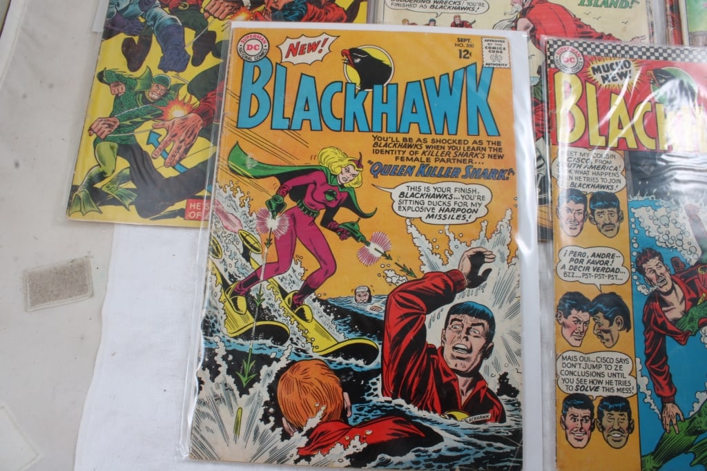 8 Black Hawk Silver Age 12 Cent Comic Books - 3