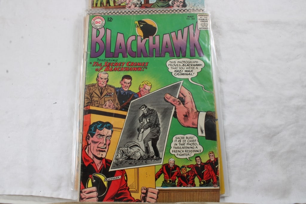 8 Black Hawk Silver Age 12 Cent Comic Books - 9