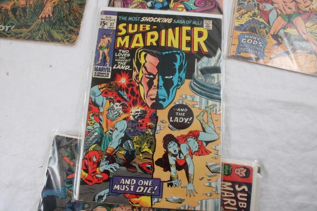 7 Sub-Mariner Marvel Comic Books - 10