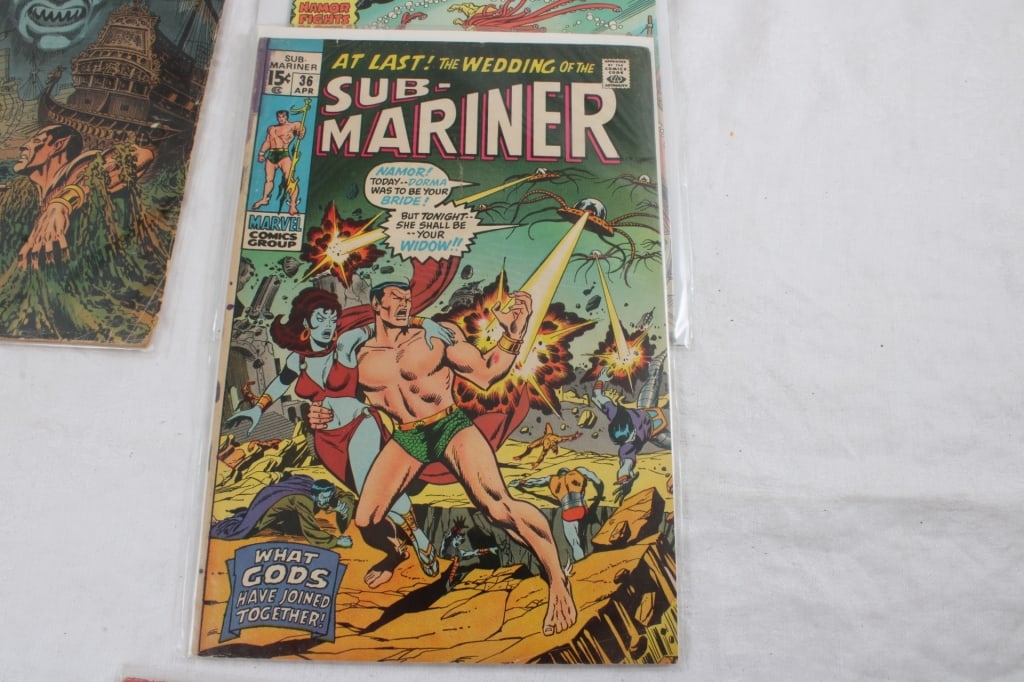 7 Sub-Mariner Marvel Comic Books - 12