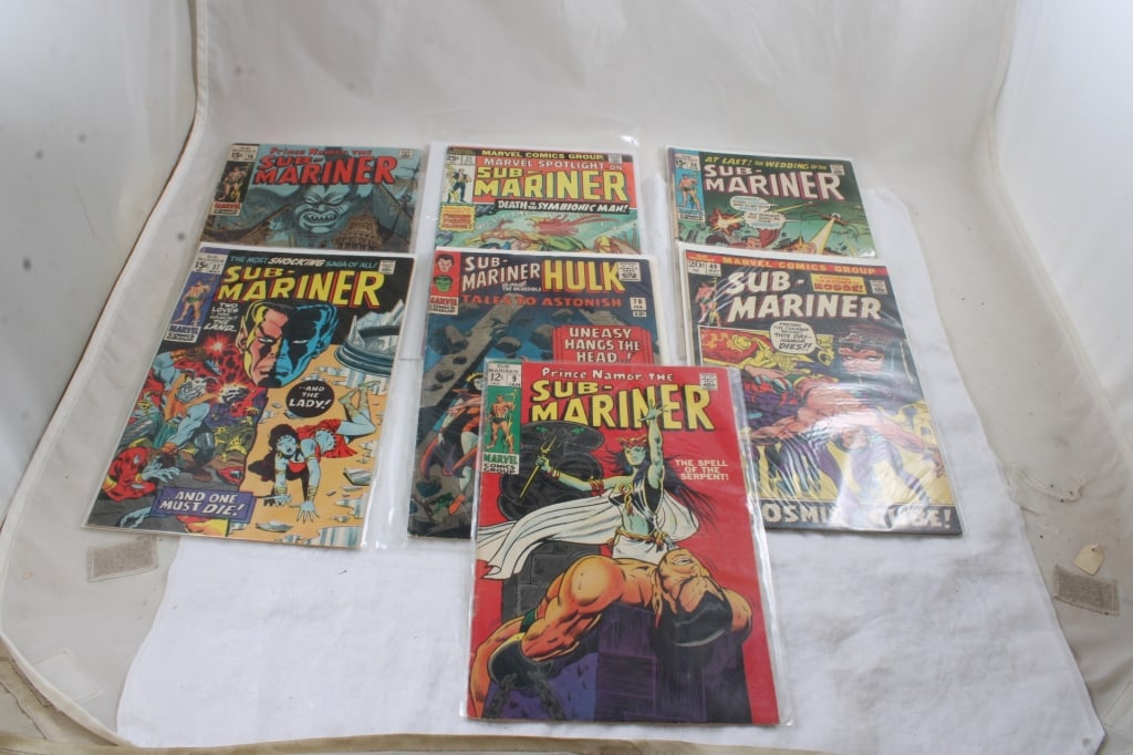 7 Sub-Mariner Marvel Comic Books (1 of 19)
