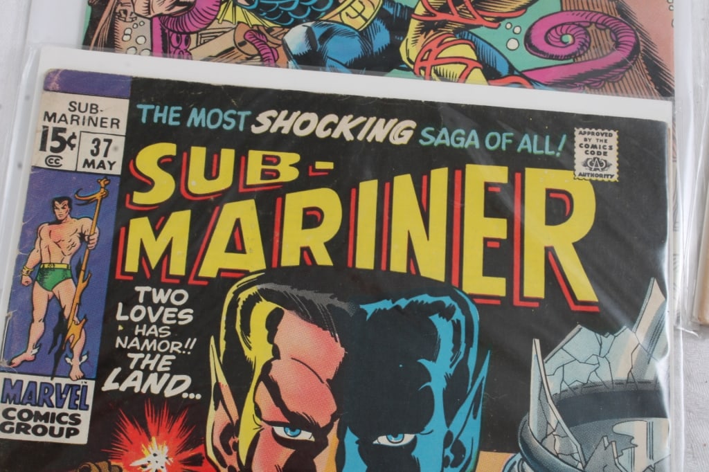 7 Sub-Mariner Marvel Comic Books - 9