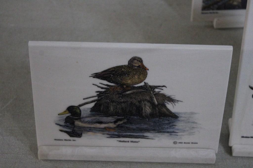 Etched Montana Marble Wildlife Art by Bernie Brown - 2