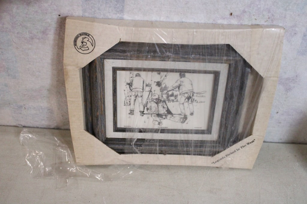 Etched Montana Marble Wildlife Art by Bernie Brown - 9