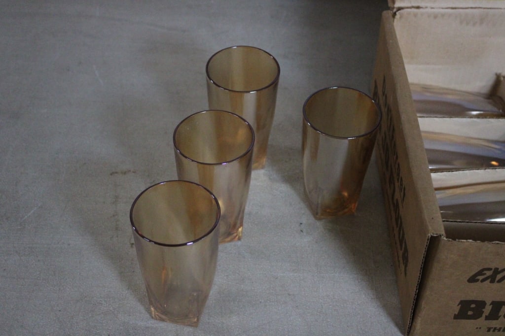 Big Jo Flour Store Display 16 Golden Glow Tumblers - 5