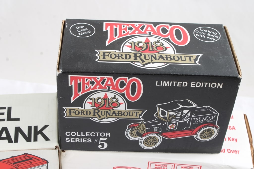 4 Ertl Diecast Gas & Oil Banks Texaco Continental - 3