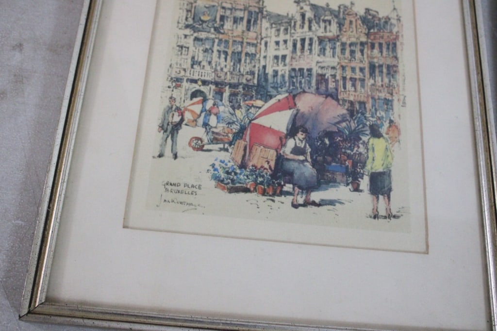5 Antique Framed Prints Includes J Gould - 4