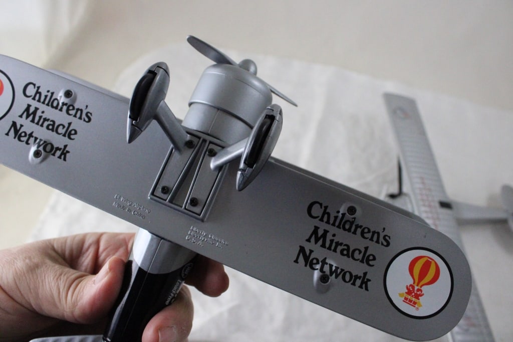 2 Diecast Gas & Oil Advertising Airplane Banks - 6