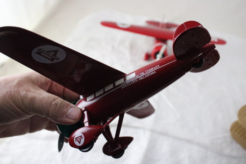 3 Diecast Gas & Oil Advertising Airplane Banks - 10