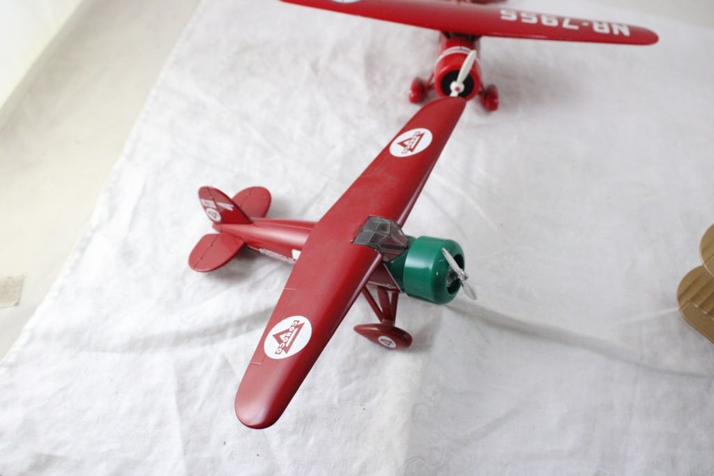 3 Diecast Gas & Oil Advertising Airplane Banks - 8
