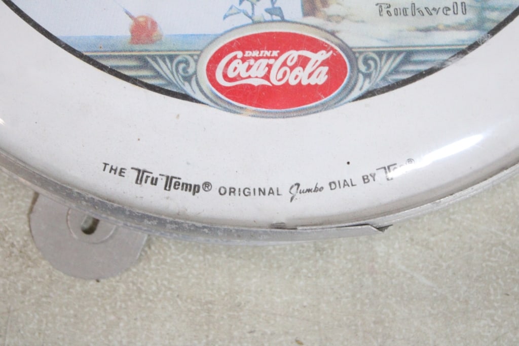 Coca Cola Advertising Thermometer & Diner Clock - 3