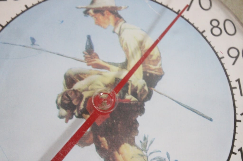 Coca Cola Advertising Thermometer & Diner Clock - 4