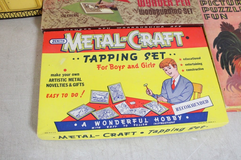 5 1950's Toys and Puzzles - 5