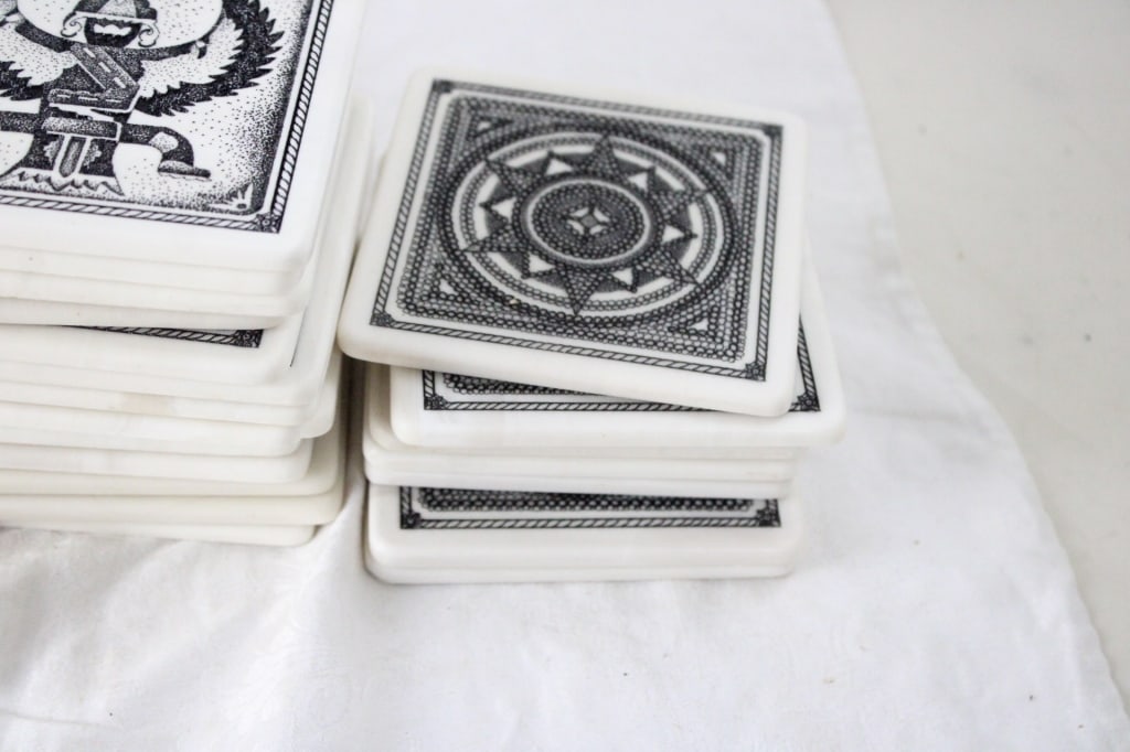 Montana Marble Native American Coasters - 10