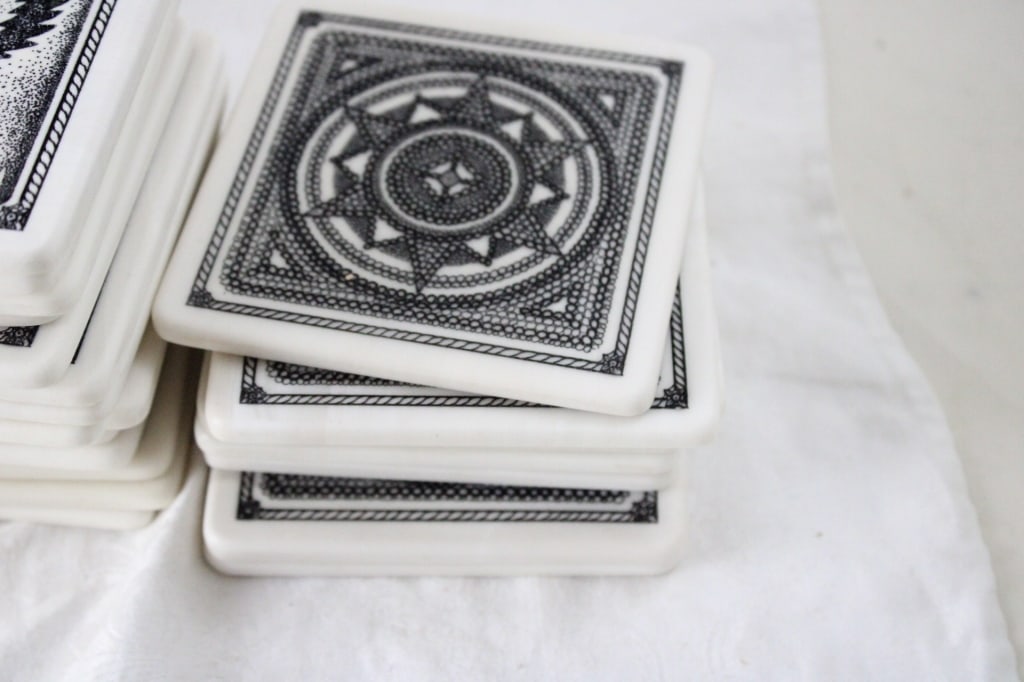 Montana Marble Native American Coasters - 11