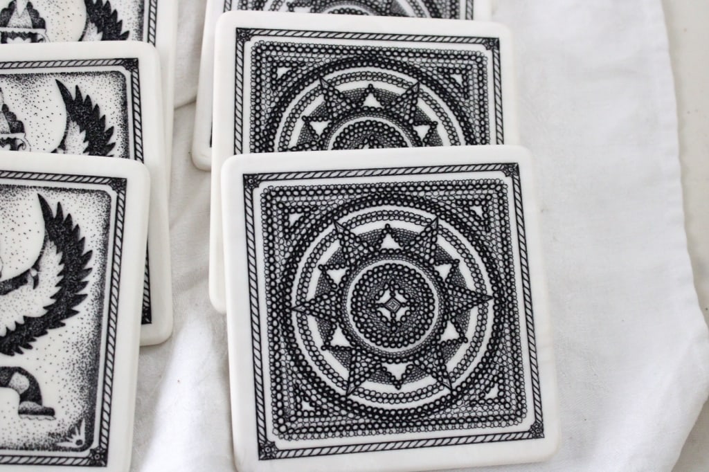 Montana Marble Native American Coasters - 5