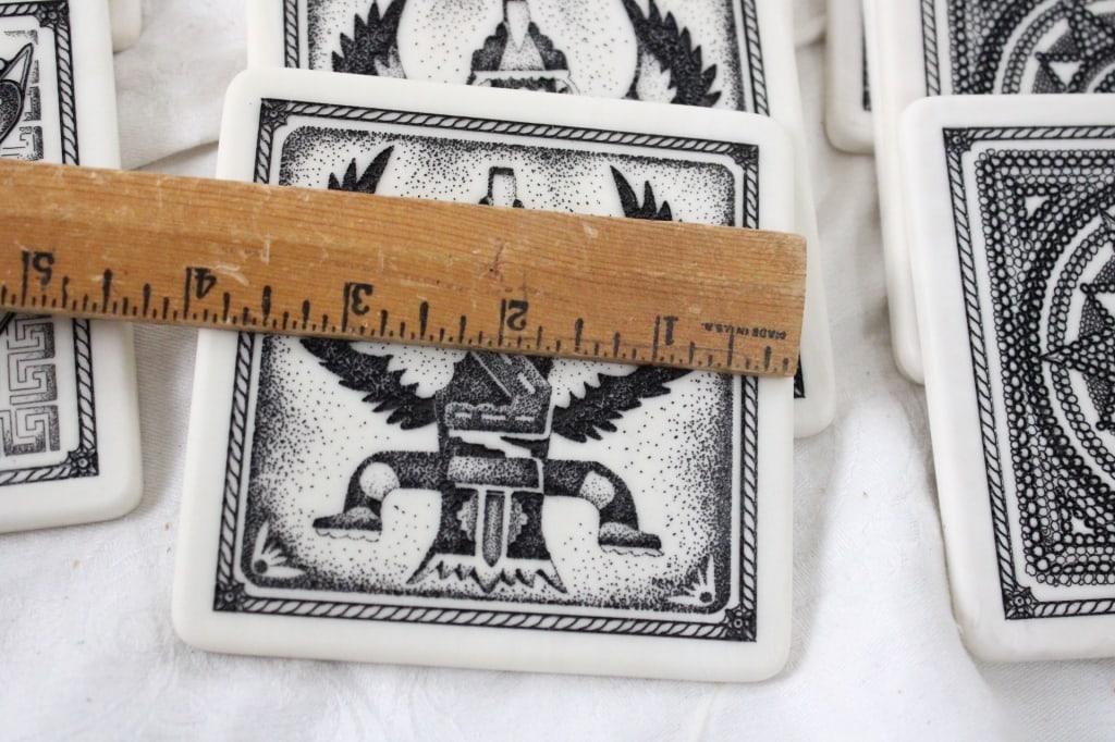 Montana Marble Native American Coasters - 6