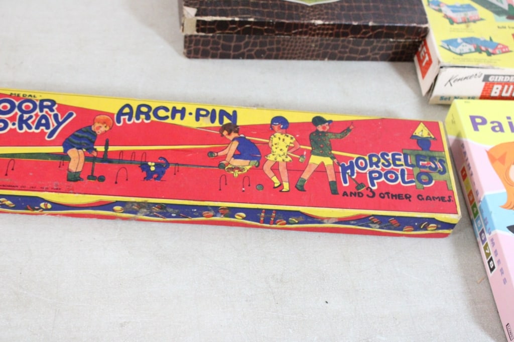 1962 Kenner's Build a Home Set #15 & Other Games - 3
