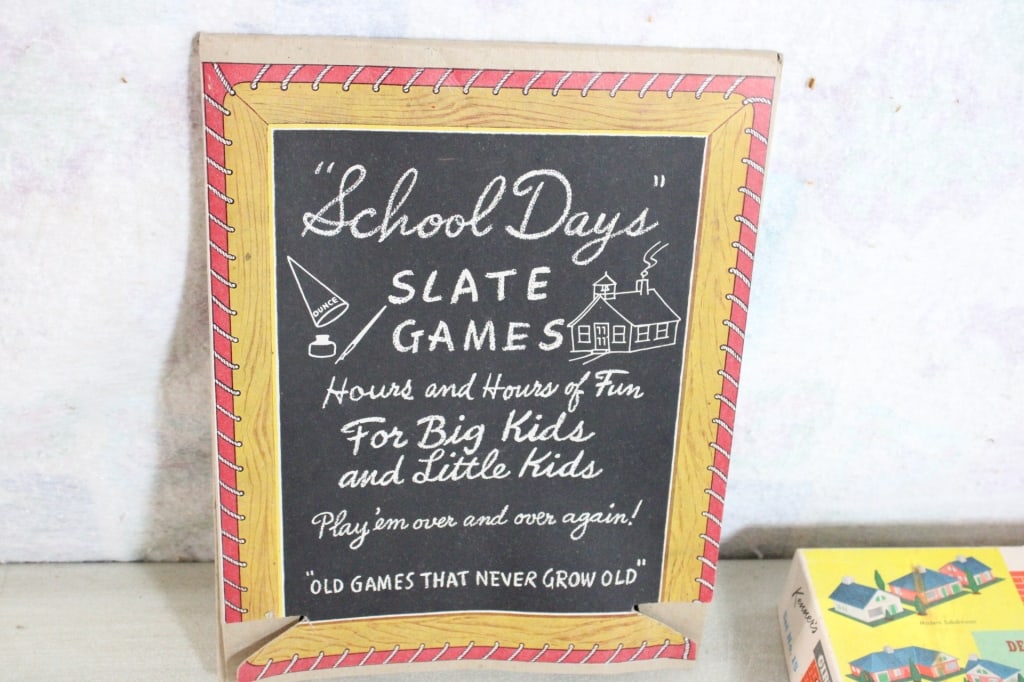 1962 Kenner's Build a Home Set #15 & Other Games - 7