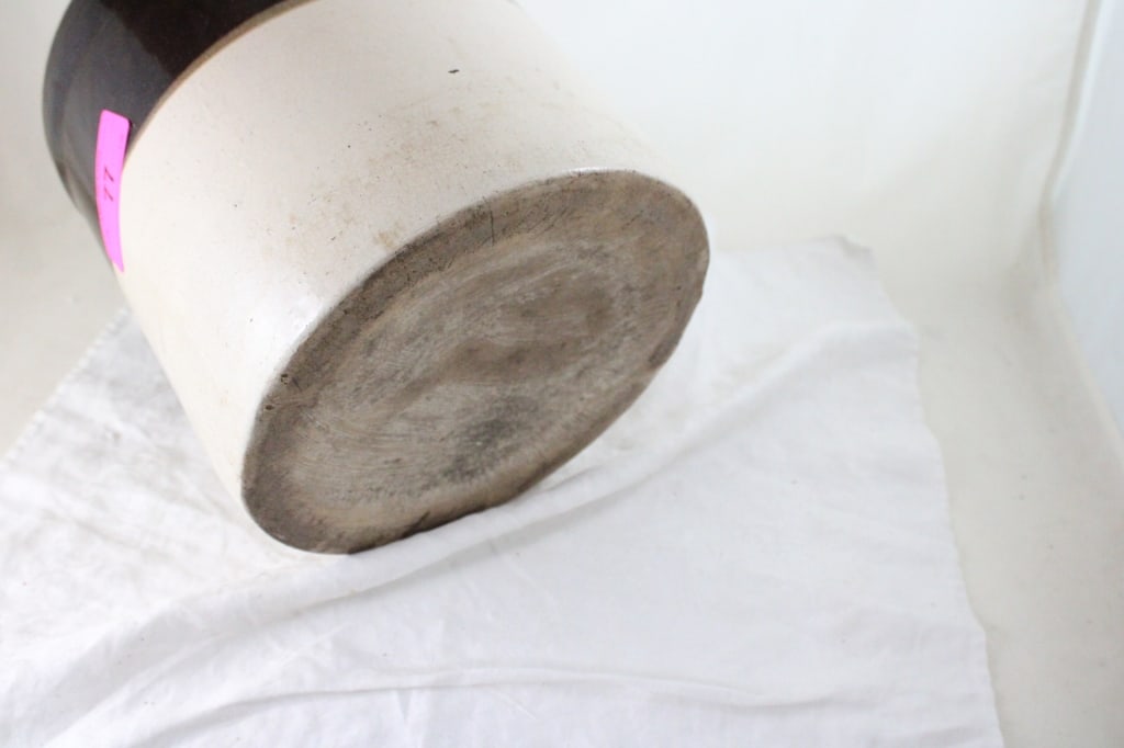 Salt Glaze 2 Gallon Crock & 5 Lb. Butter Crock - 9