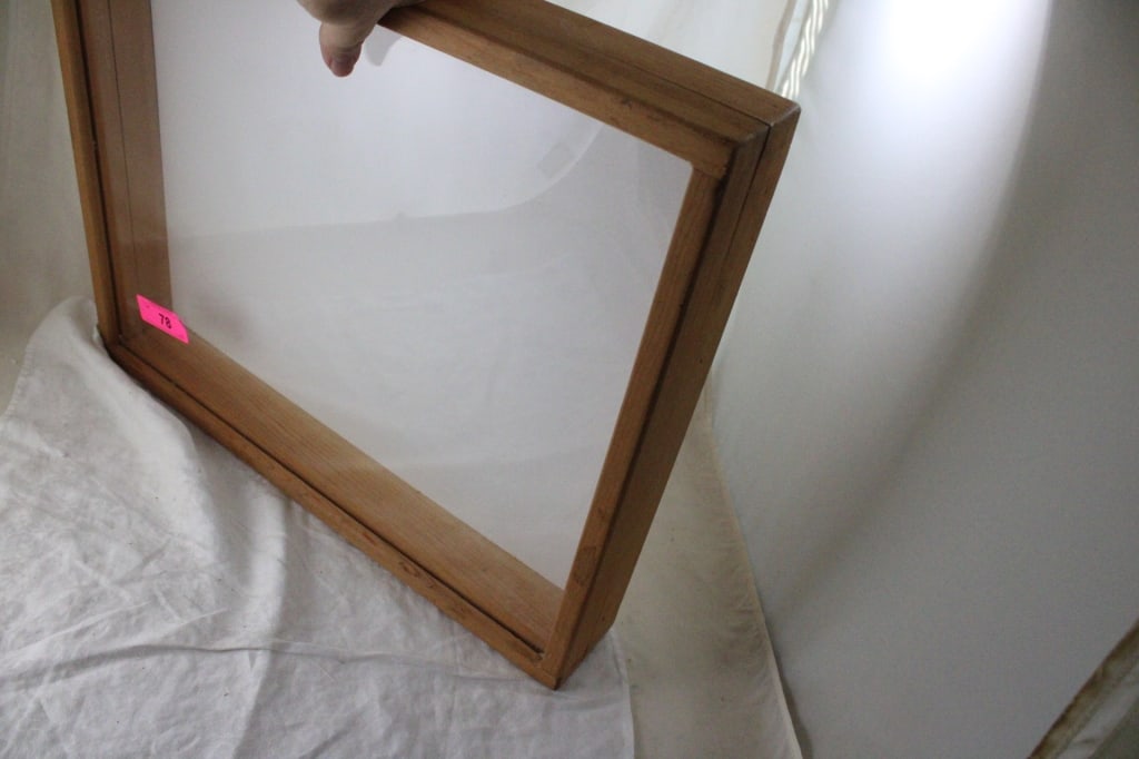 Wood and Glass Display Case - 8