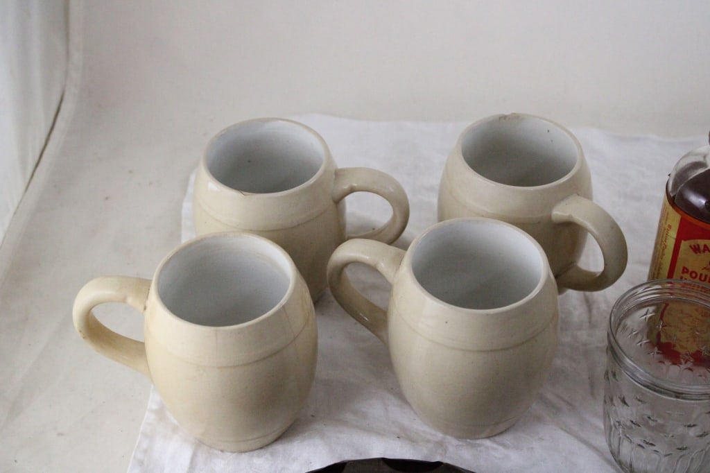 Stoneware Mugs, Bowl, Crock, Chicken Feeder More - 4