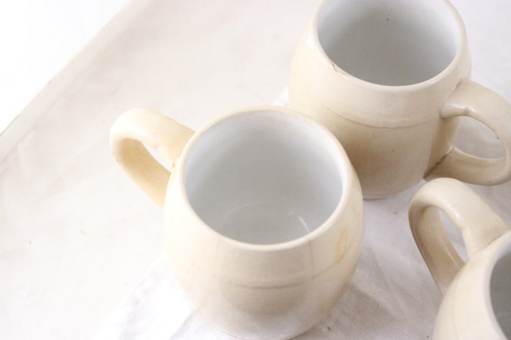 Stoneware Mugs, Bowl, Crock, Chicken Feeder More - 8