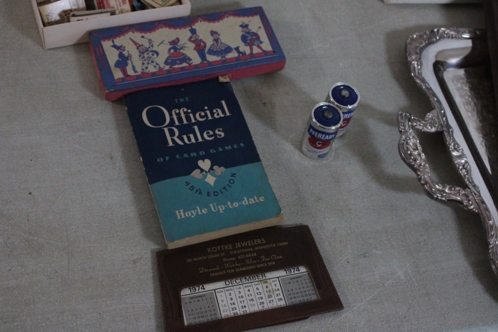 Silver Tray, 2 Bar Signs, Lamps, Matchbooks and - 17