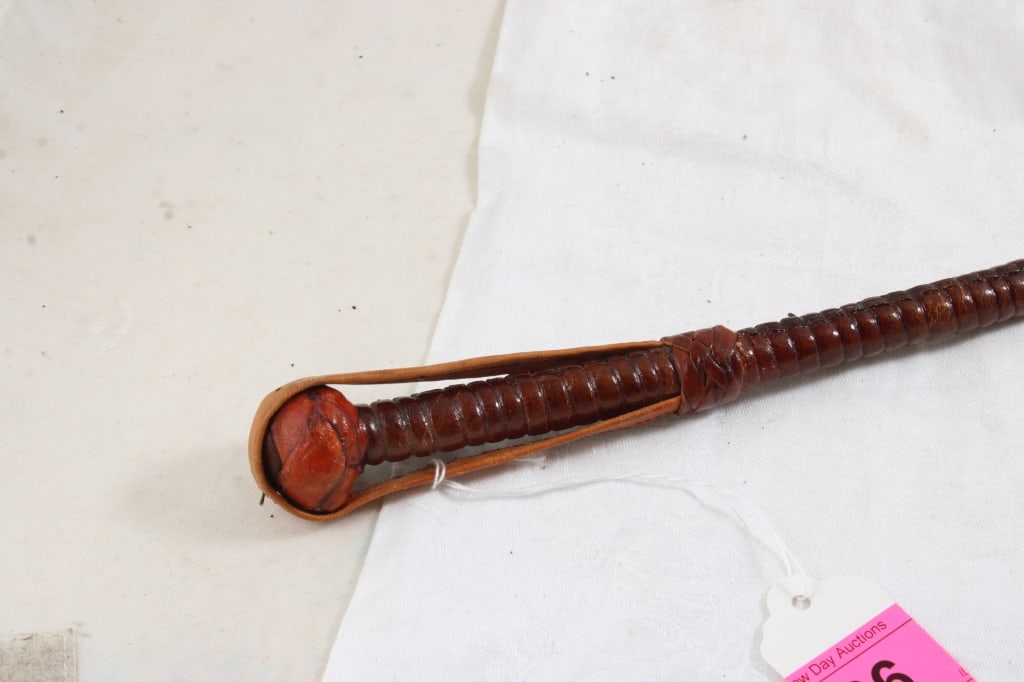 Leather Wrapped Riding Crop - 2