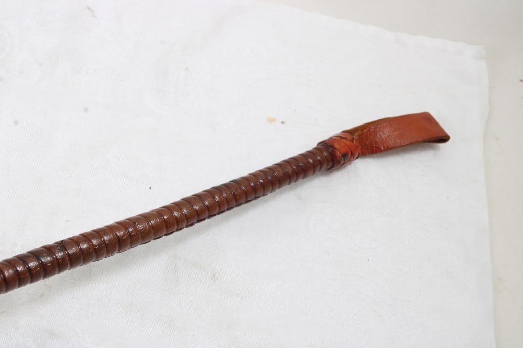 Leather Wrapped Riding Crop - 4