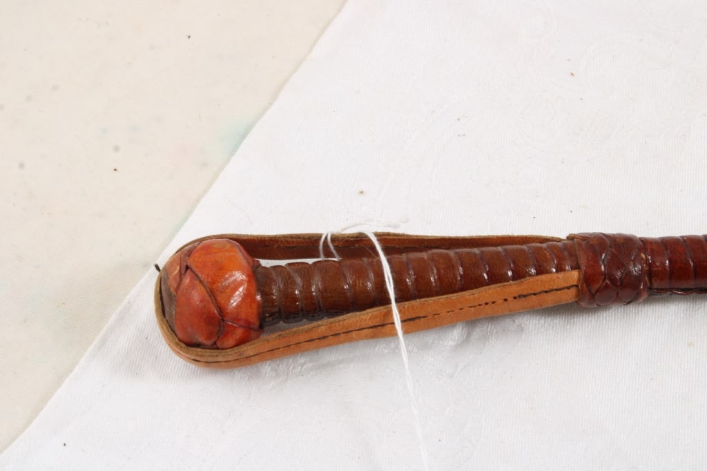 Leather Wrapped Riding Crop - 6