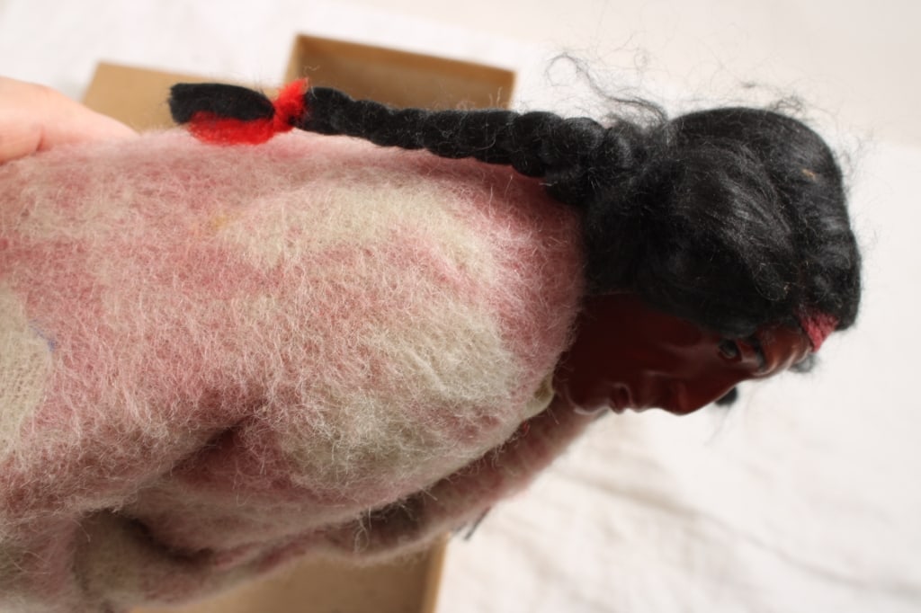 12" Old Indian Skookum Doll w/Blanket in Box - 8