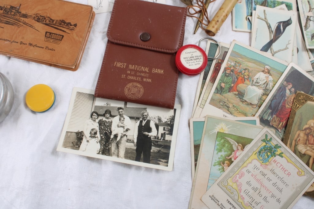 Shoe Box Full of Ephemera and Small Collectibles - 16