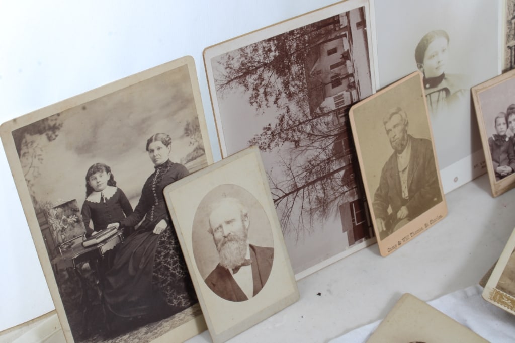 100+ B&W Photos, Postcards, CDVs, Cabinet Cards - 2