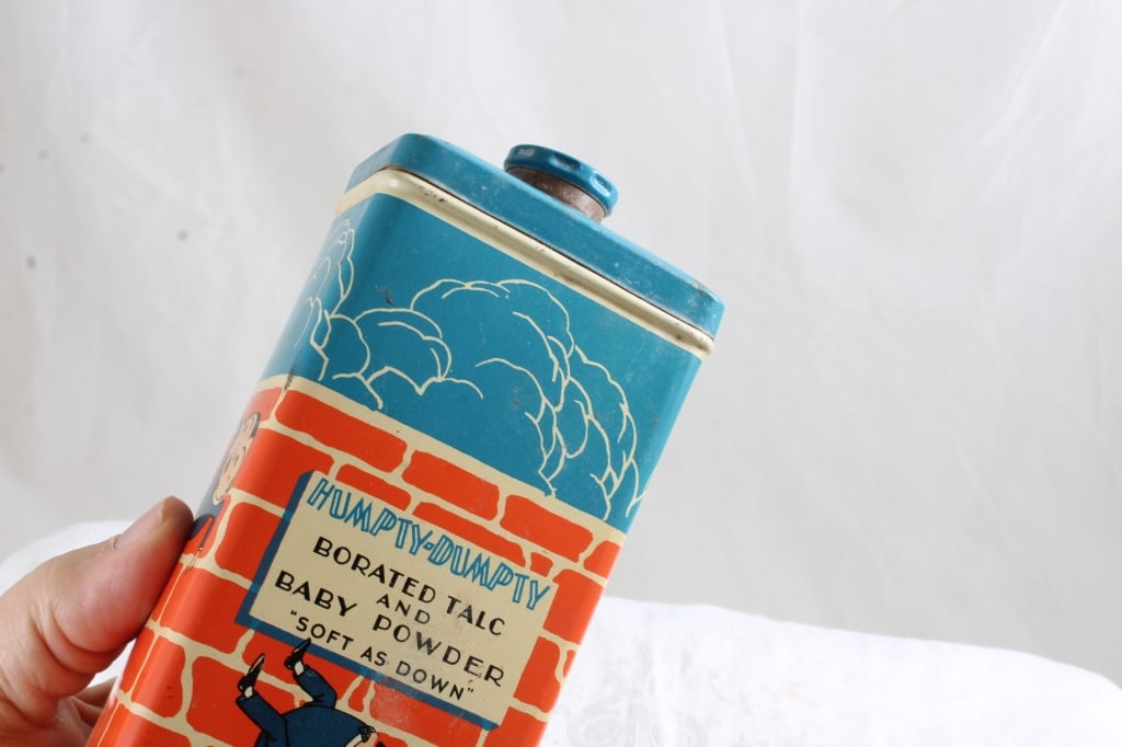 Humpty Dumpty Baby Powder Tin 12 Oz - 10